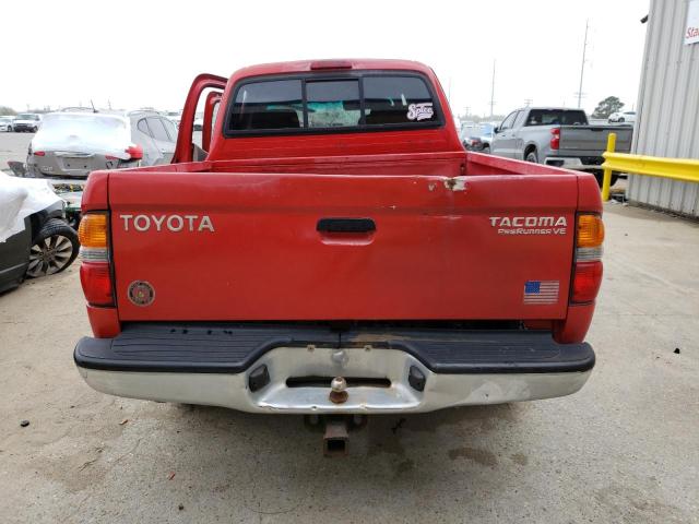 5TEGN92N43Z303235 - 2003 TOYOTA TACOMA DOUBLE CAB PRERUNNER RED photo 6