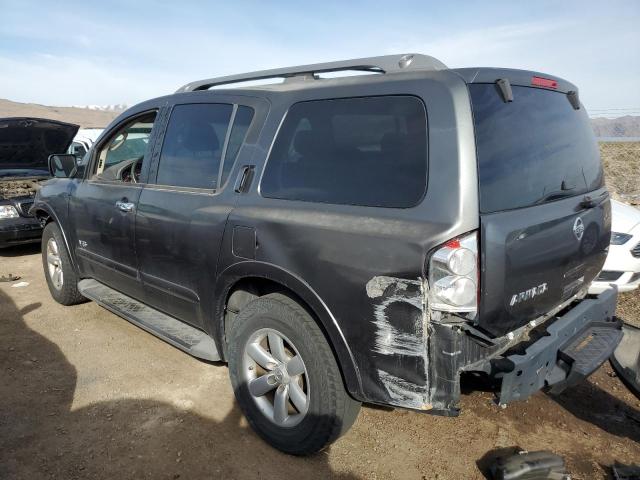 5N1AA08D58N604114 - 2008 NISSAN ARMADA SE CHARCOAL photo 2