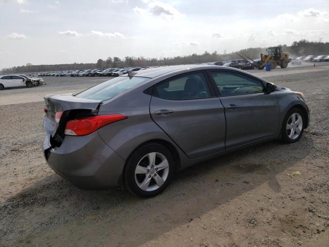 5NPDH4AE5DH354990 - 2013 HYUNDAI ELANTRA GLS GRAY photo 3