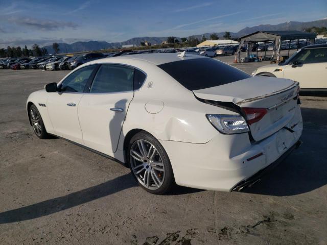 ZAM56YPA3J1281655 - 2018 MASERATI QUATTROPOR S WHITE photo 2