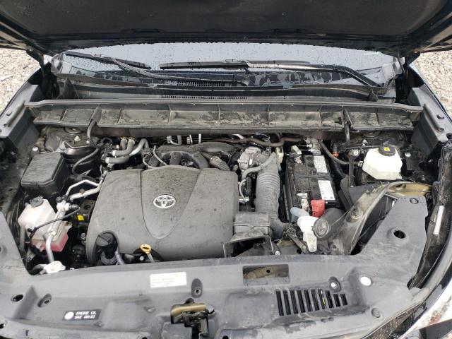 5TDHZRBH4LS047310 - 2020 TOYOTA HIGHLANDER XLE BLACK photo 12