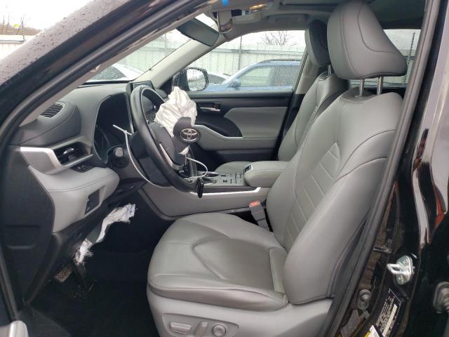 5TDHZRBH4LS047310 - 2020 TOYOTA HIGHLANDER XLE BLACK photo 7