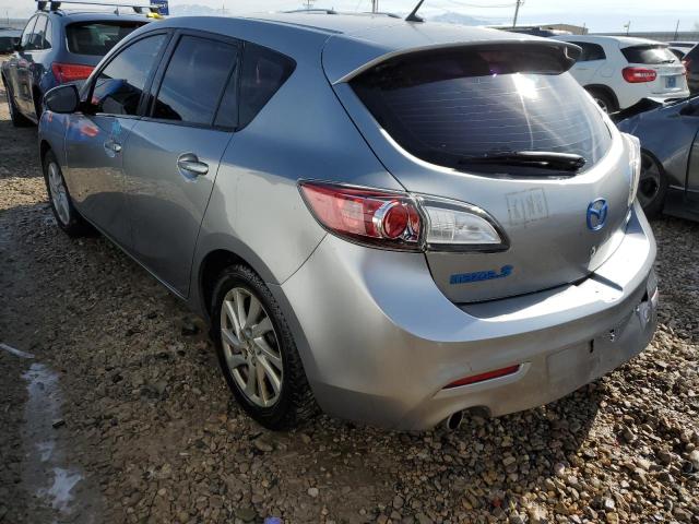 JM1BL1L74C1648647 - 2012 MAZDA 3 I GRAY photo 2