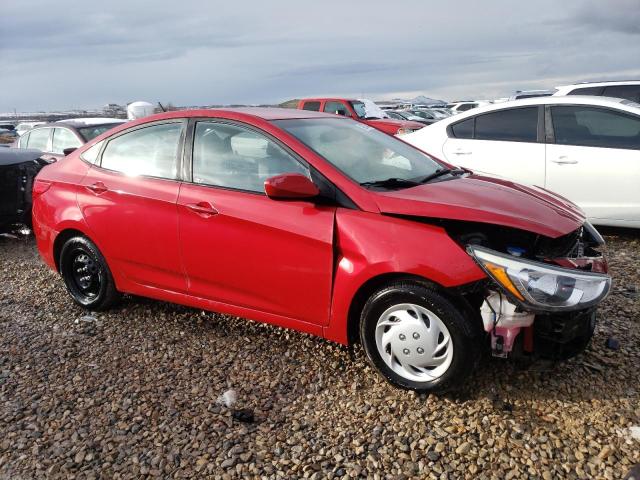 KMHCT4AE5GU096910 - 2016 HYUNDAI ACCENT SE RED photo 4