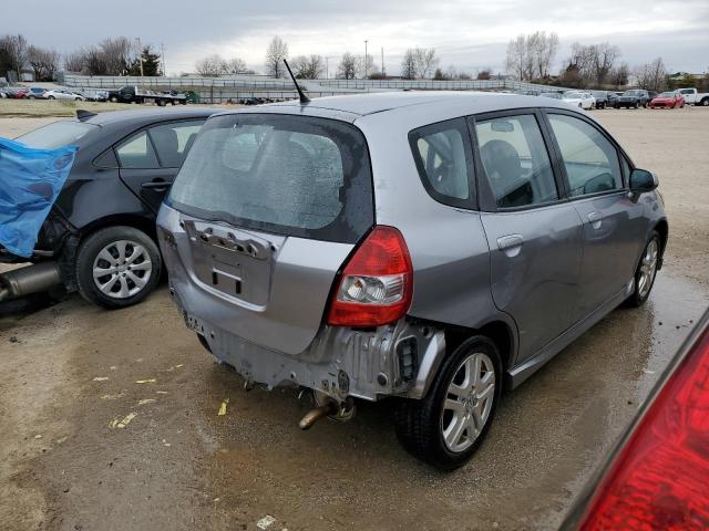 JHMGD376X7S021496 - 2007 HONDA FIT S Gümüş foto 3