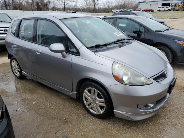 JHMGD376X7S021496 - 2007 HONDA FIT S Gümüş foto 4