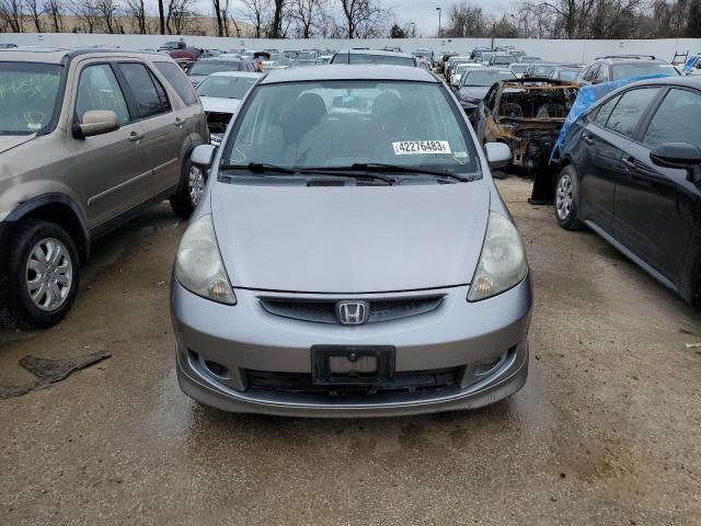 JHMGD376X7S021496 - 2007 HONDA FIT S Gümüş foto 5