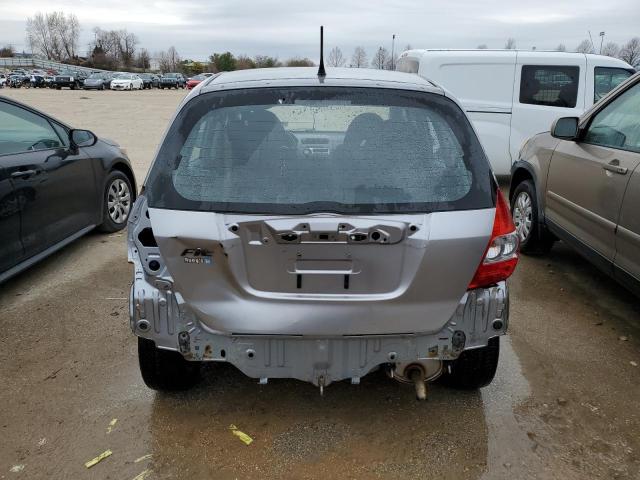 JHMGD376X7S021496 - 2007 HONDA FIT S Gümüş foto 6