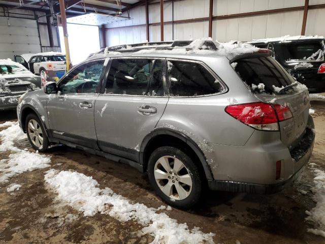 4S4BRBKC3B3421130 - 2011 SUBARU OUTBACK 2.5I LIMITED SILVER photo 2