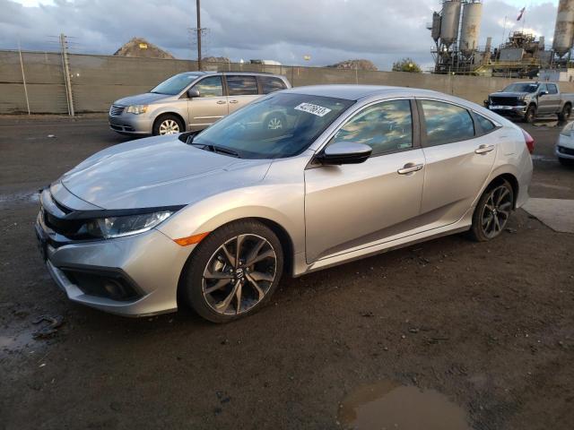 2HGFC2F89MH521067 - 2021 HONDA CIVIC SPORT 银色 照片 1