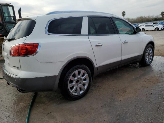 5GALRBED5AJ125065 - 2010 BUICK ENCLAVE CXL WHITE photo 3