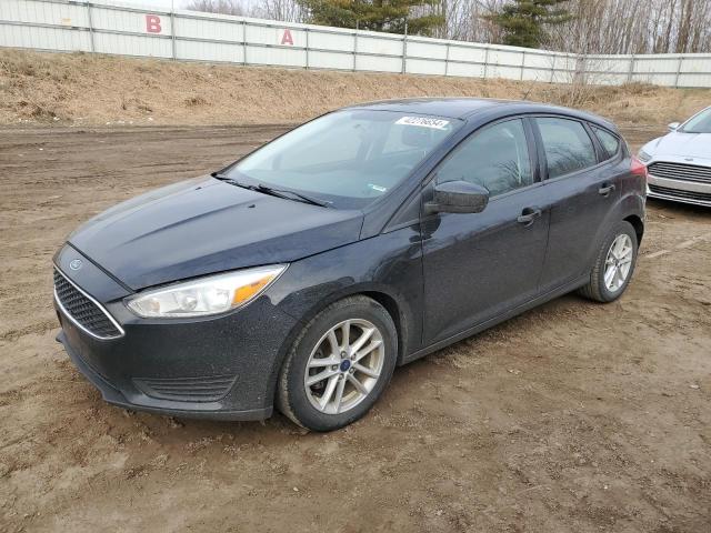 1FADP3K24JL216078 - 2018 FORD FOCUS SE BLACK photo 1