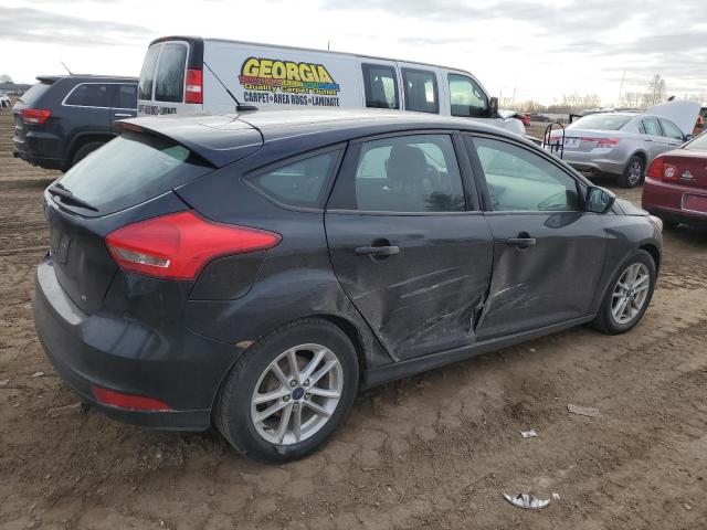 1FADP3K24JL216078 - 2018 FORD FOCUS SE BLACK photo 3