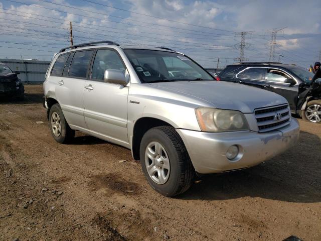 JTEHF21A110039780 - 2001 TOYOTA HIGHLANDER SILVER photo 4