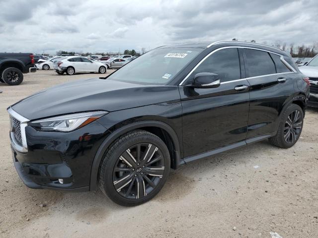 3PCAJ5BA9NF106556 - 2022 INFINITI QX50 LUXE BLACK photo 1