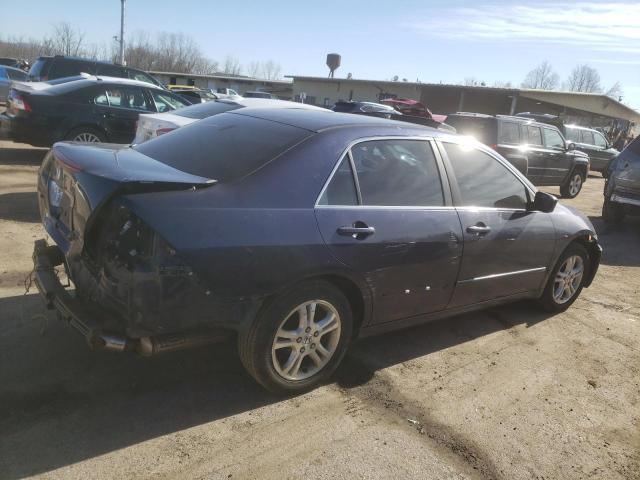 JHMCM56776C008590 - 2006 HONDA ACCORD EX BLUE photo 3