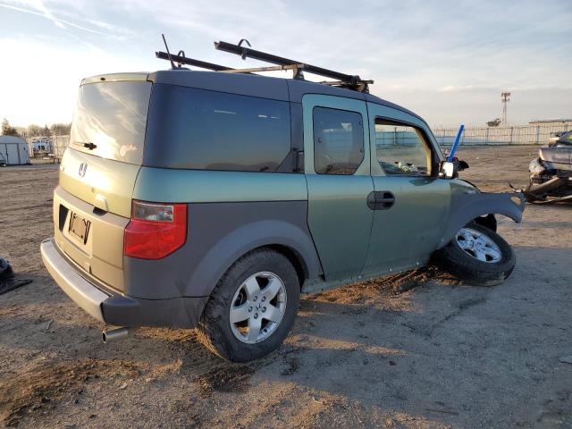 5J6YH28625L003790 - 2005 HONDA ELEMENT EX GREEN photo 3