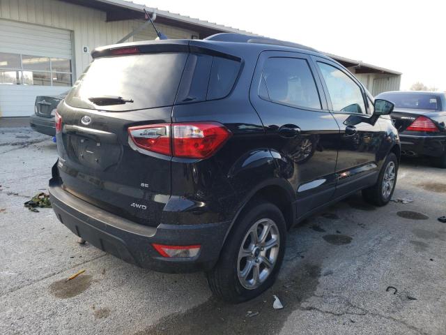 MAJ6S3GL6LC367404 - 2020 FORD ECOSPORT SE BLACK photo 3