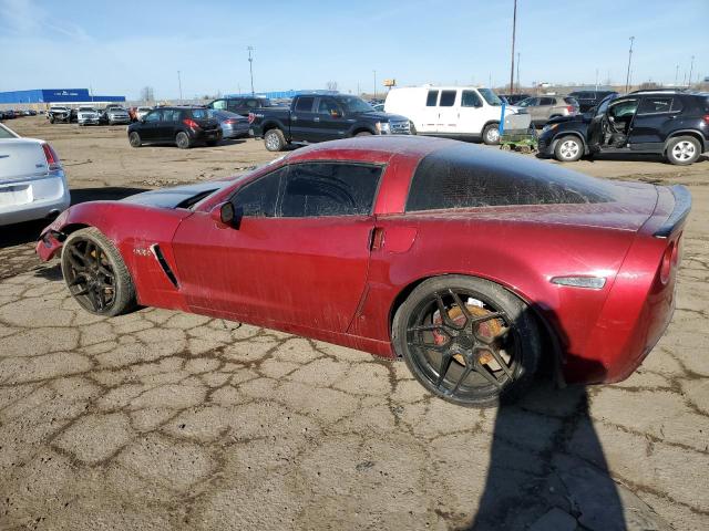 1G1YY25W495104830 - 2009 CHEVROLET CORVETTE RED photo 2