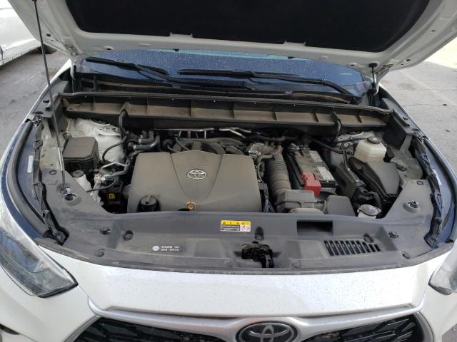 5TDHZRBH2MS139470 - 2021 TOYOTA HIGHLANDER XLE WHITE photo 12