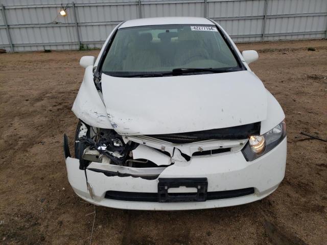 2HGFA15578H529567 - 2008 HONDA CIVIC LX WHITE photo 5