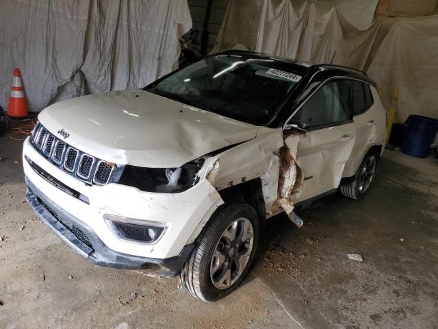 3C4NJDCB9JT130922 - 2018 JEEP COMPASS LIMITED WHITE photo 1