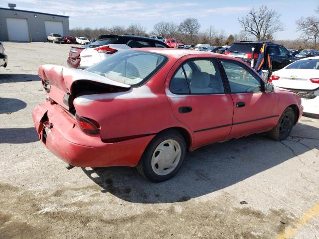 1Y1SK5289SZ060520 - 1995 GEO PRIZM LSI RED photo 3