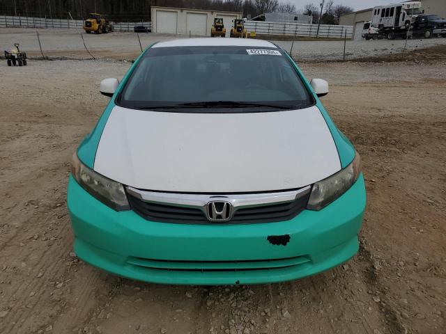 2HGFB2F52CH335698 - 2012 HONDA CIVIC LX TWO TONE photo 5