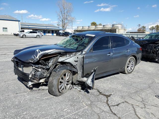 JN1BY1AP1JM180346 - 2018 INFINITI Q70 3.7 LUXE GRAY photo 1