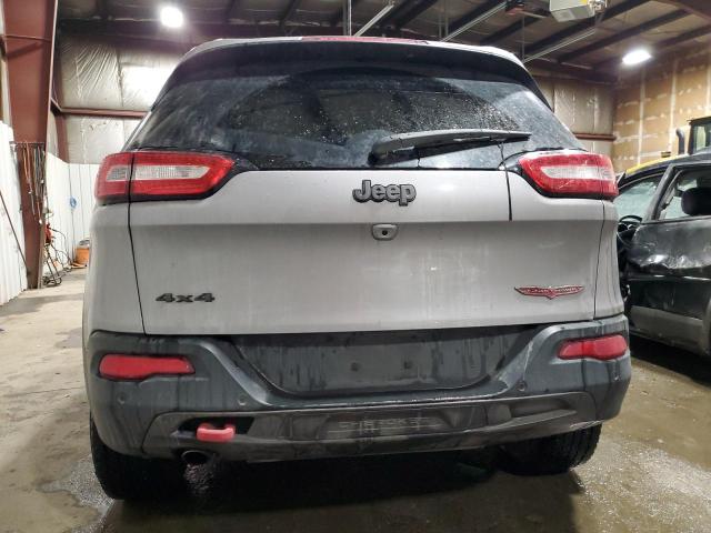 1C4PJMBB3JD554273 - 2018 JEEP CHEROKEE TRAILHAWK GRAY photo 6