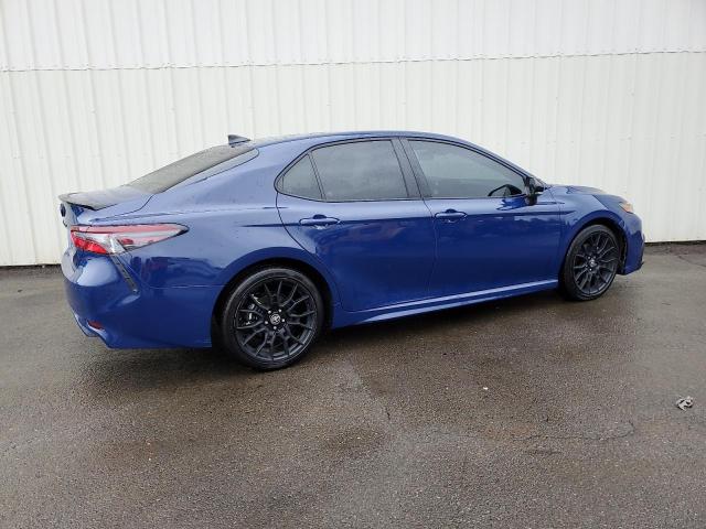 4T1T31AK7PU052105 - 2023 TOYOTA CAMRY SE NIGHT SHADE BLUE photo 3