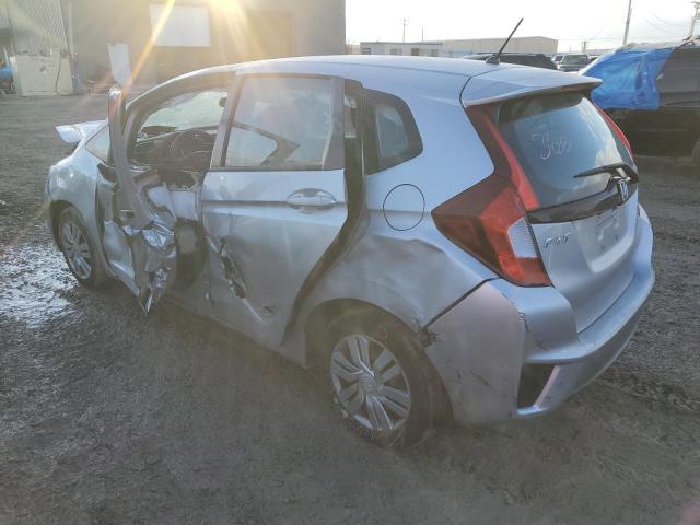 3HGGK5H53FM768214 - 2015 HONDA FIT LX SILVER photo 2