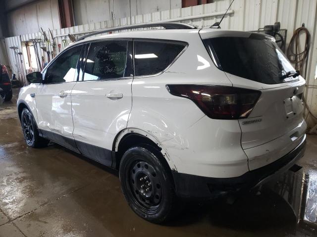 1FMCU9HD9JUC39890 - 2018 FORD ESCAPE SEL WHITE photo 2