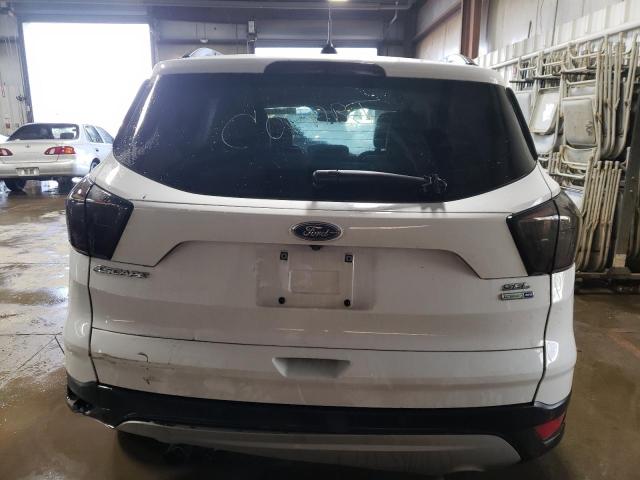 1FMCU9HD9JUC39890 - 2018 FORD ESCAPE SEL WHITE photo 6