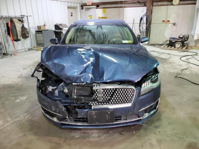 3LN6L5F91KR624165 - 2019 LINCOLN MKZ RESERVE II BLUE photo 5