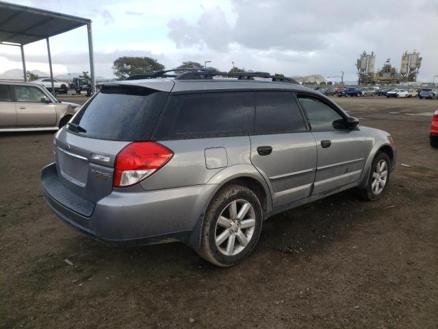 4S4BP61C197332609 - 2009 SUBARU OUTBACK 2.5I SILVER photo 3