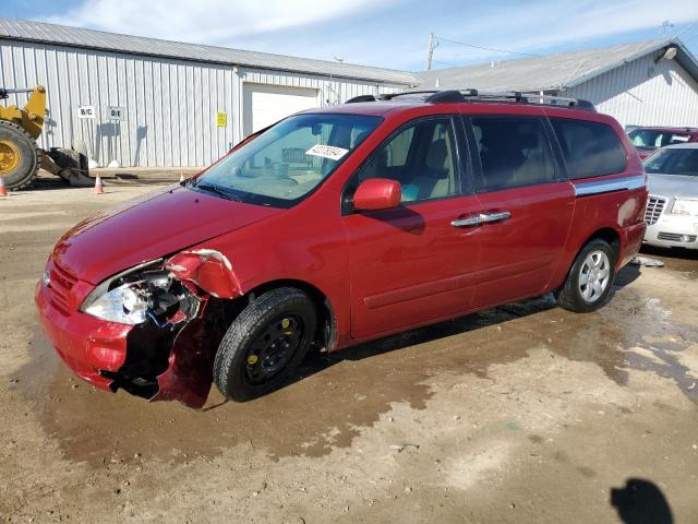 KNDMB233386263282 - 2008 KIA SEDONA EX MAROON photo 1