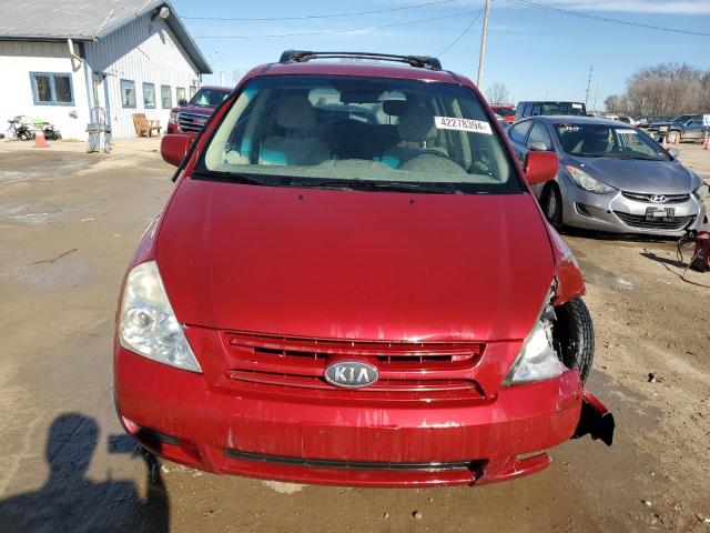 KNDMB233386263282 - 2008 KIA SEDONA EX MAROON photo 5