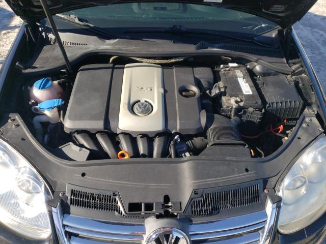 3VWEF71K17M115157 - 2007 VOLKSWAGEN JETTA WOLFSBURG შავი ფოტო 11