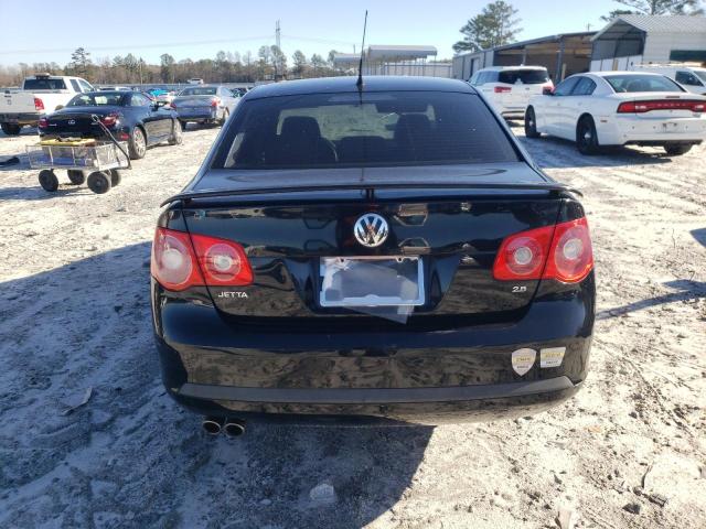 3VWEF71K17M115157 - 2007 VOLKSWAGEN JETTA WOLFSBURG შავი ფოტო 6