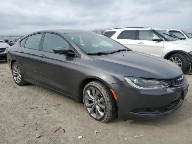 1C3CCCBB0FN609495 - 2015 CHRYSLER 200 S GRAY photo 4