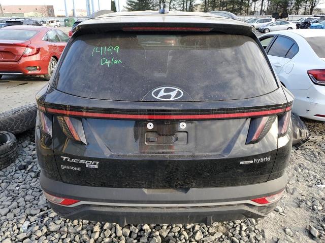 KM8JBCA17NU030969 - 2022 HYUNDAI TUCSON BLUE BLACK photo 6