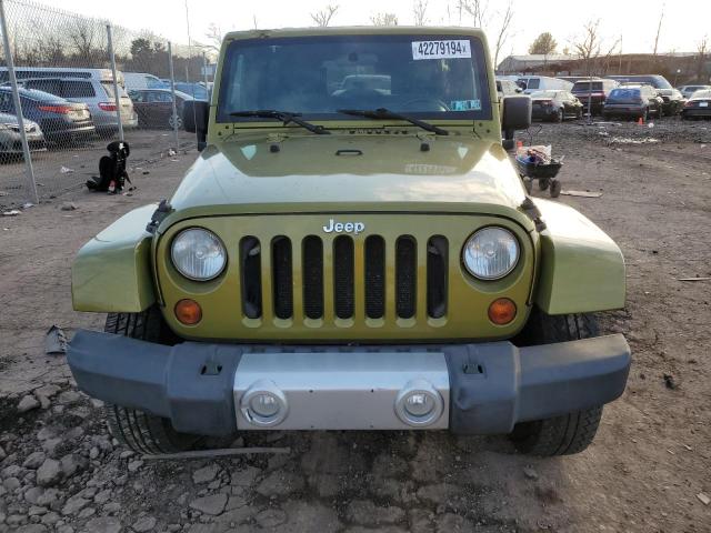 1J4HA5H10AL203099 - 2010 JEEP WRANGLER U SAHARA GREEN photo 5