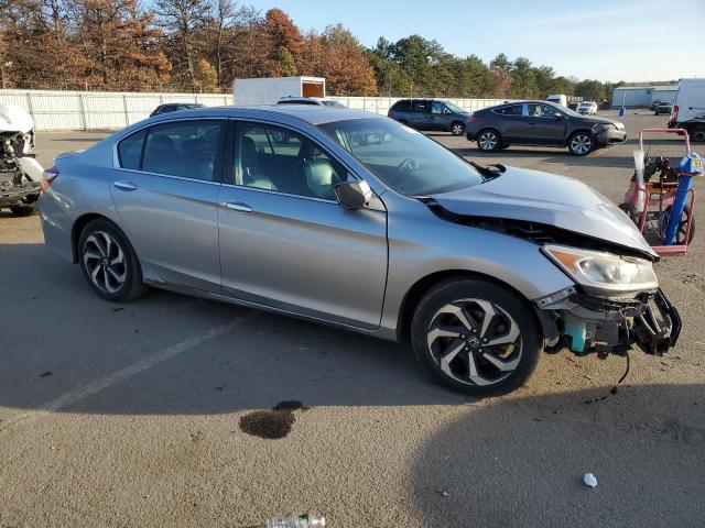 1HGCR2F83GA083103 - 2016 HONDA ACCORD EXL SILVER photo 4