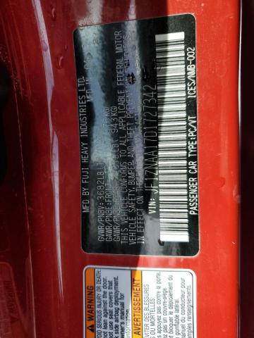 JF1ZNAA17D1727342 - 2013 TOYOTA SCION FR-S 红色 照片 13