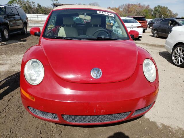 3VWRF31Y46M321506 - 2006 VOLKSWAGEN NEW BEETLE CONVERTIBLE OPTION PACKAGE 1 RED photo 5