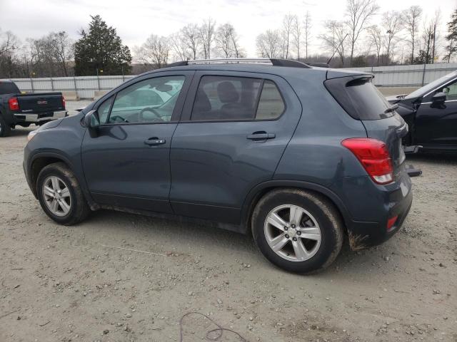 KL7CJPSM3NB533875 - 2022 CHEVROLET TRAX 1LT CHARCOAL photo 2