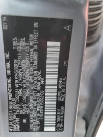 5TDJKRFH1ES022139 - 2014 TOYOTA HIGHLANDER XLE Gümüş foto 12