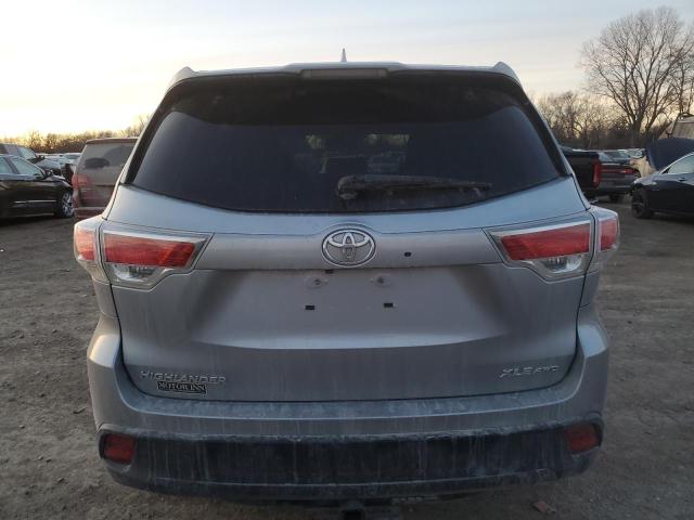 5TDJKRFH1ES022139 - 2014 TOYOTA HIGHLANDER XLE Gümüş foto 6
