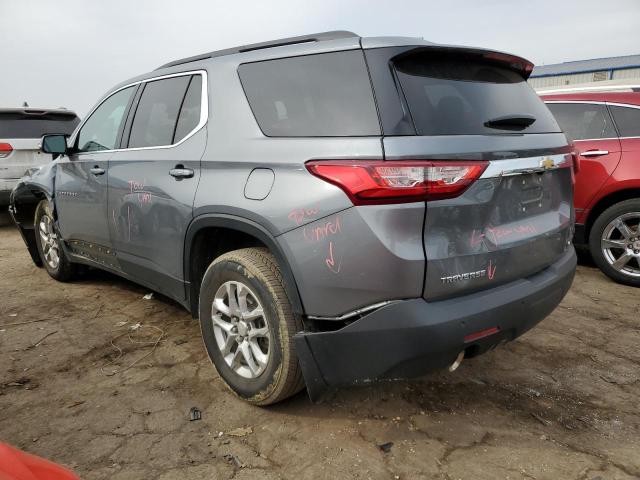 1GNERGKW1MJ186483 - 2021 CHEVROLET TRAVERSE LT GRAY photo 2